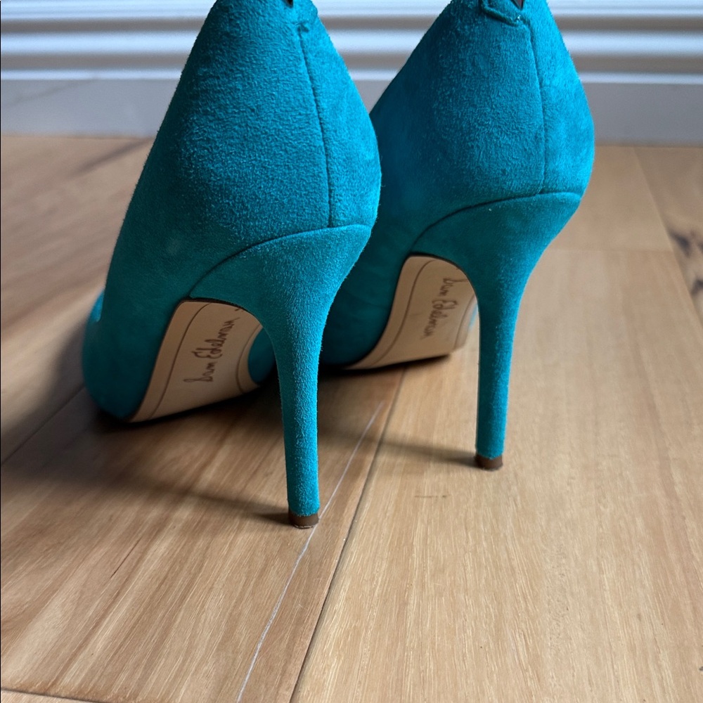 Sam Edelman Women's turquoise Pumps, Size 6 - Picture 5 of 13